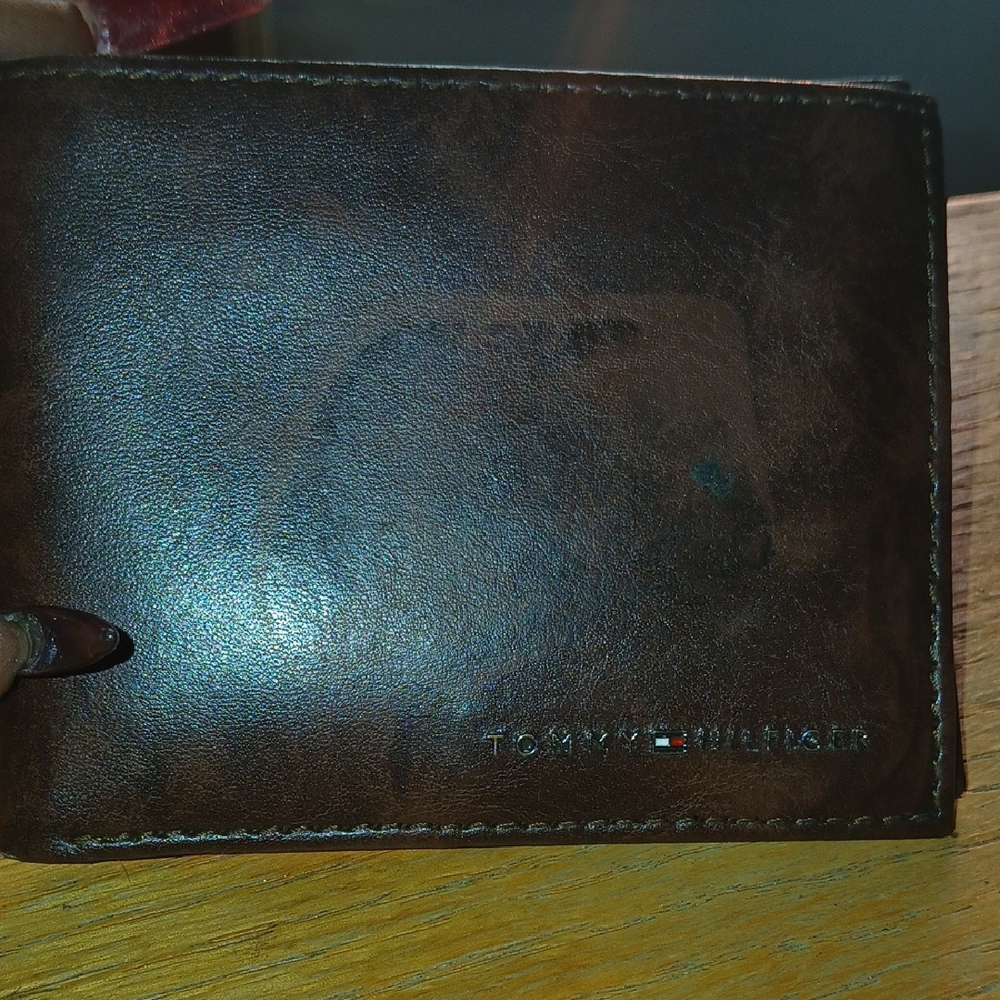 Tommy Hilfiger Brown Leather Accessories Collection